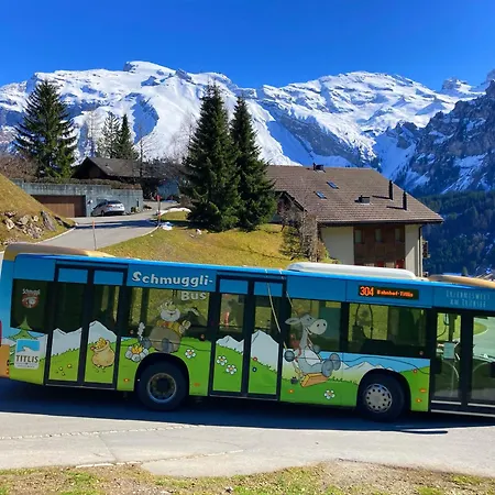 Cosy 87 In With Spectacular Mountain And Views Dağ evi Engelberg